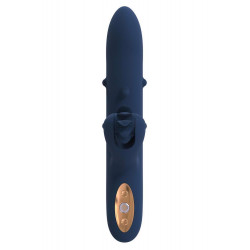 Wibrator ze stymulatorem łechtaczki oralnym 23cm